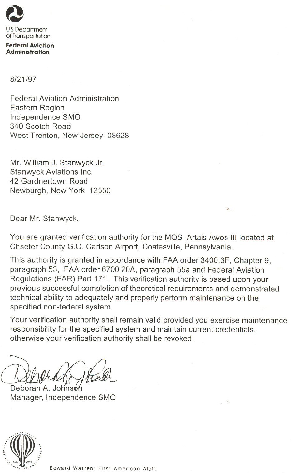 FAA_Letter2